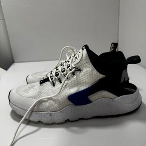 Nike Air Huarache Ultra N7 AO2320-100 White Blue Size Men 10 Running Sneakers